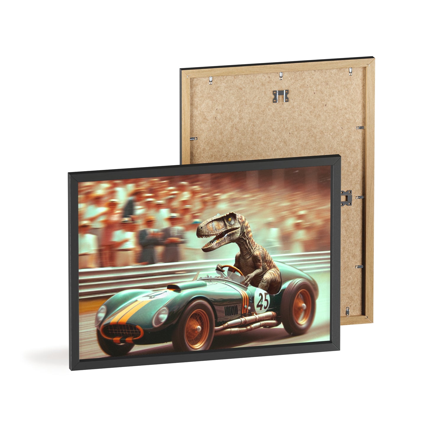 Framed Velocity Raptor Poster