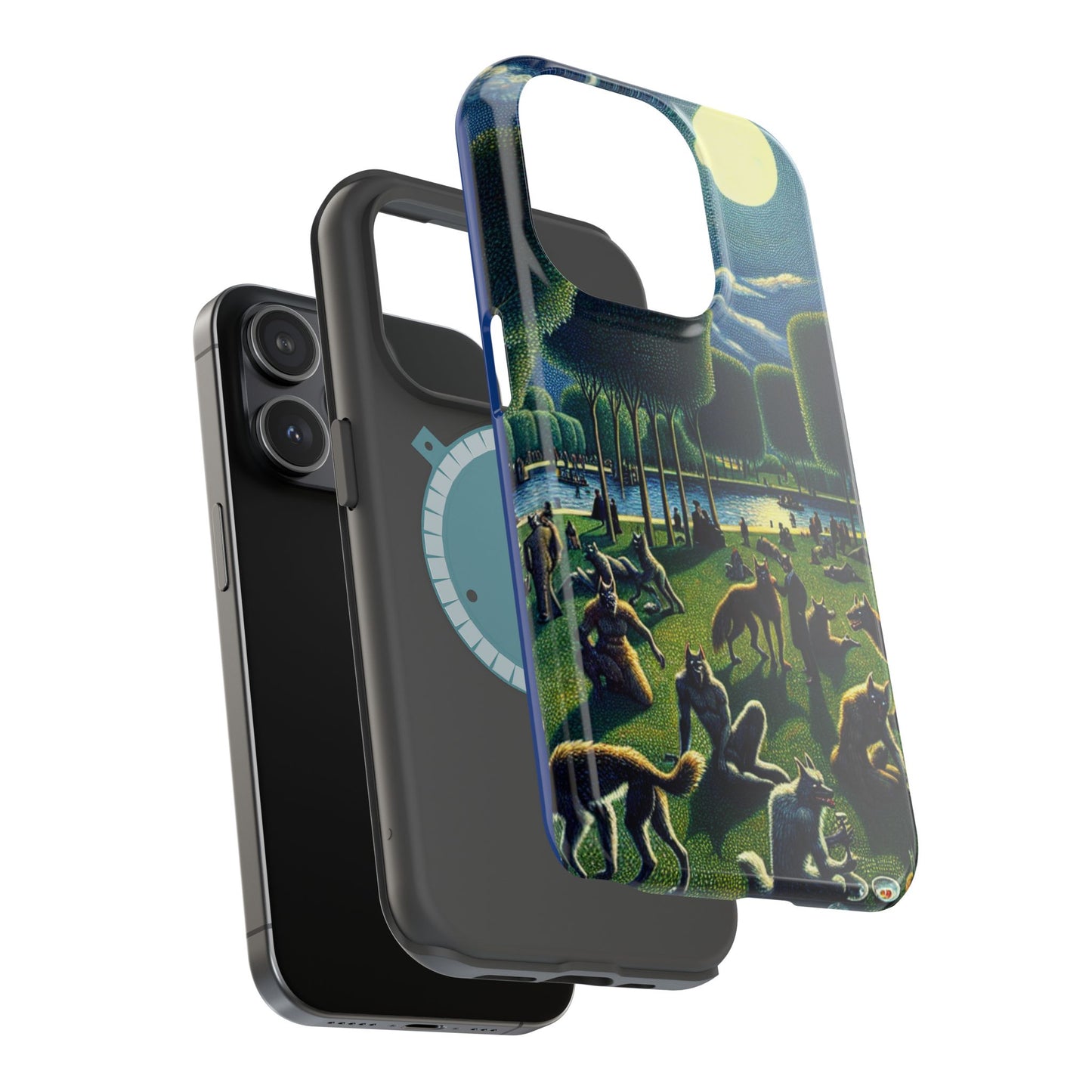 Werewolves at the Waterfront Magnetic iPhone Case