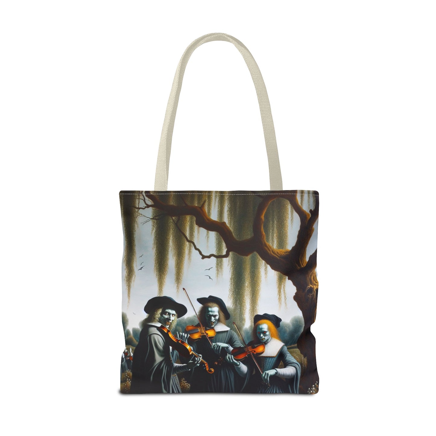 Vermeer's Vampire Violinists Tote Bag