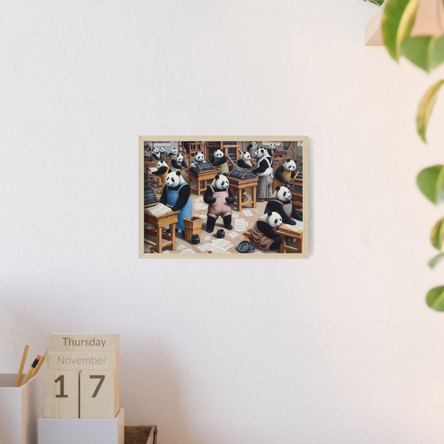 Framed Printing Pandamonium Poster