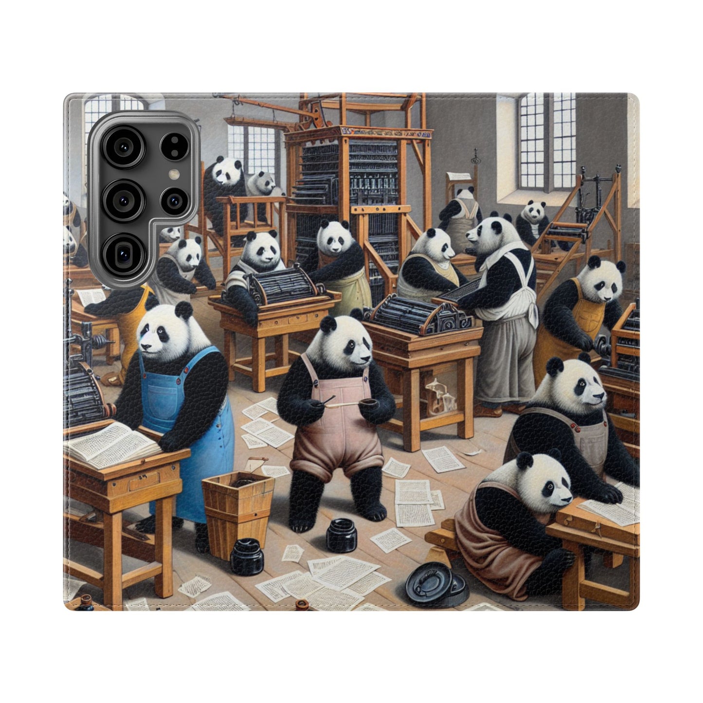 Printing Pandamonium Flip Case - iPhone/Galaxy