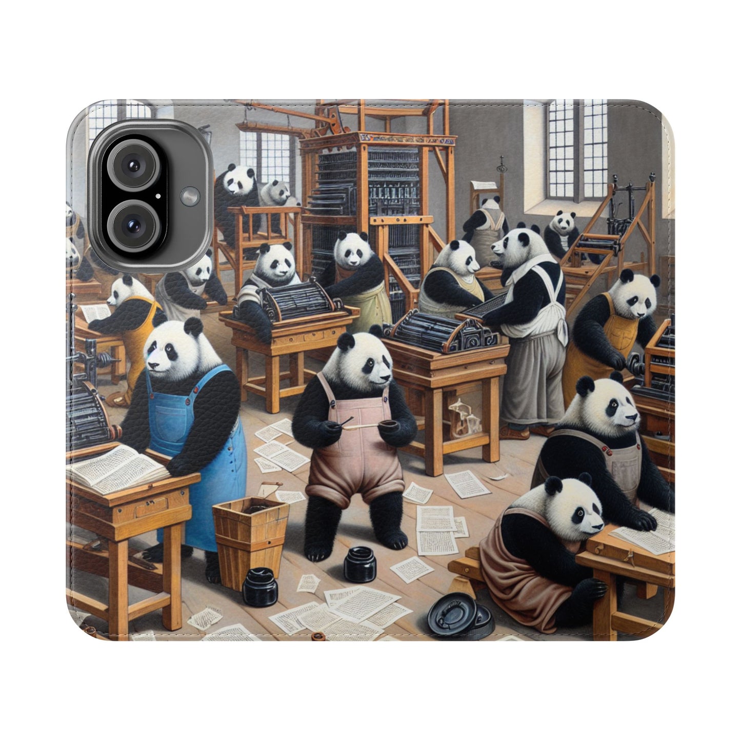 Printing Pandamonium Flip Case - iPhone/Galaxy