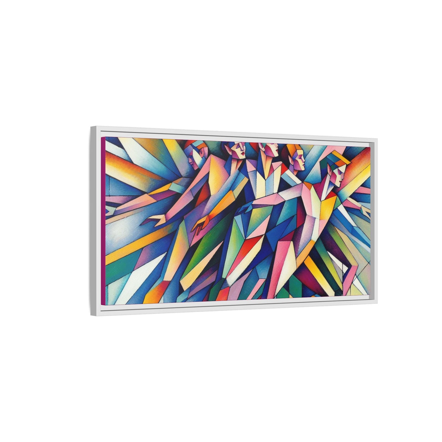 Picasso's Pixies Canvas, Framed (Multi-color)