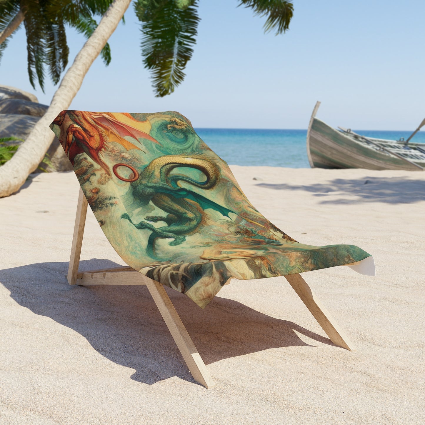 Degas Dreams of Dragons Beach Towel