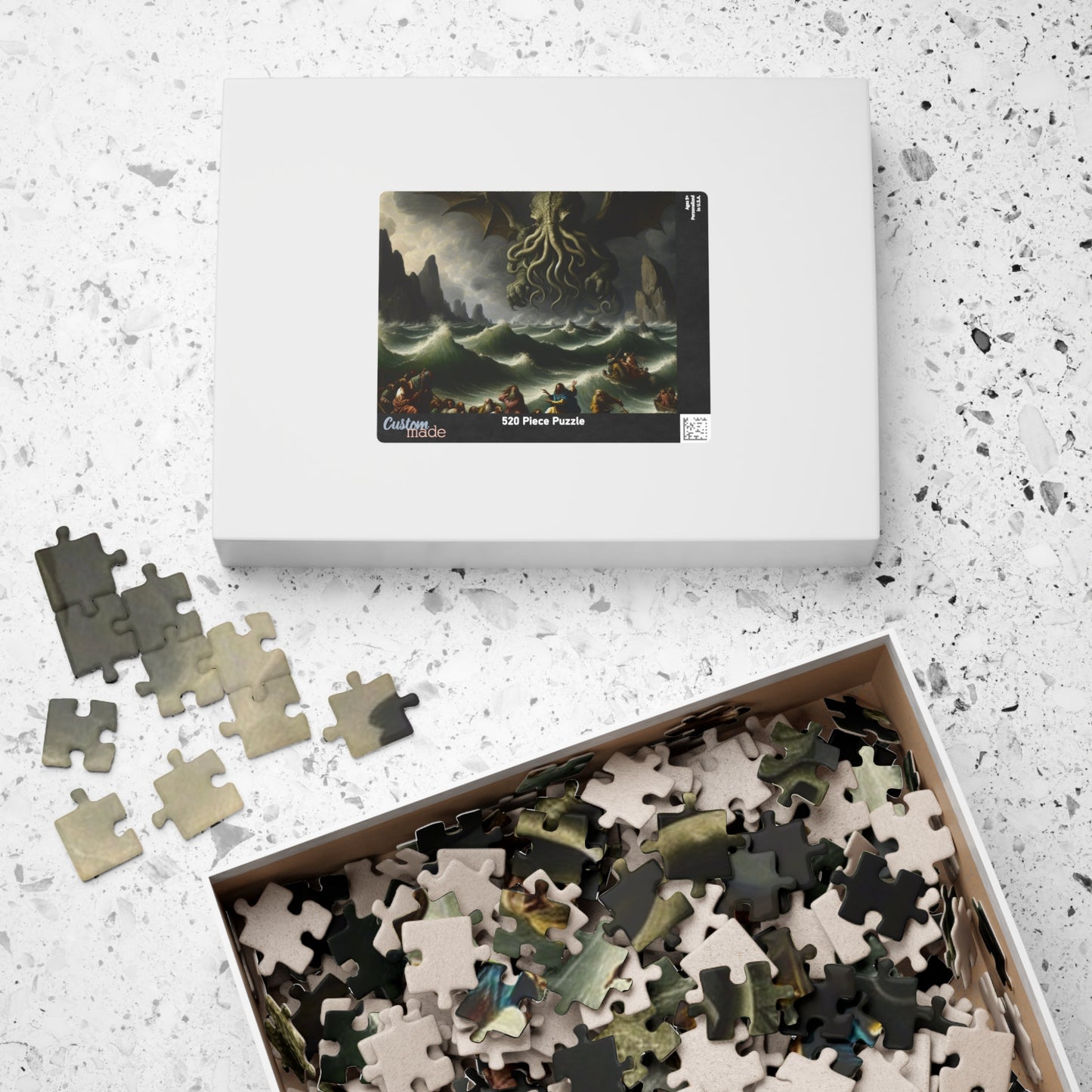 Cthulhu in the Storm Puzzle (110, 252, 520, 1014-piece)