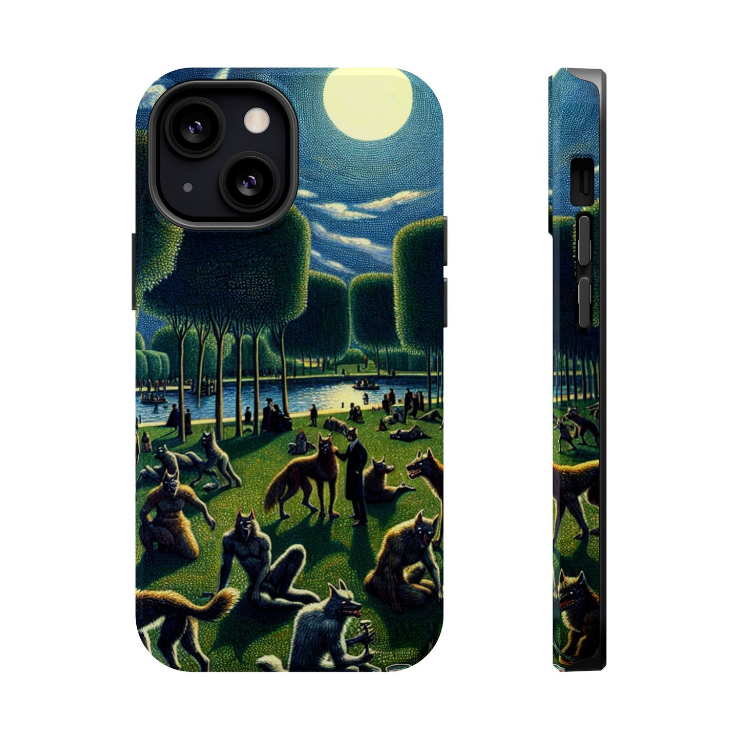 Werewolves at the Waterfront Magnetic iPhone Case