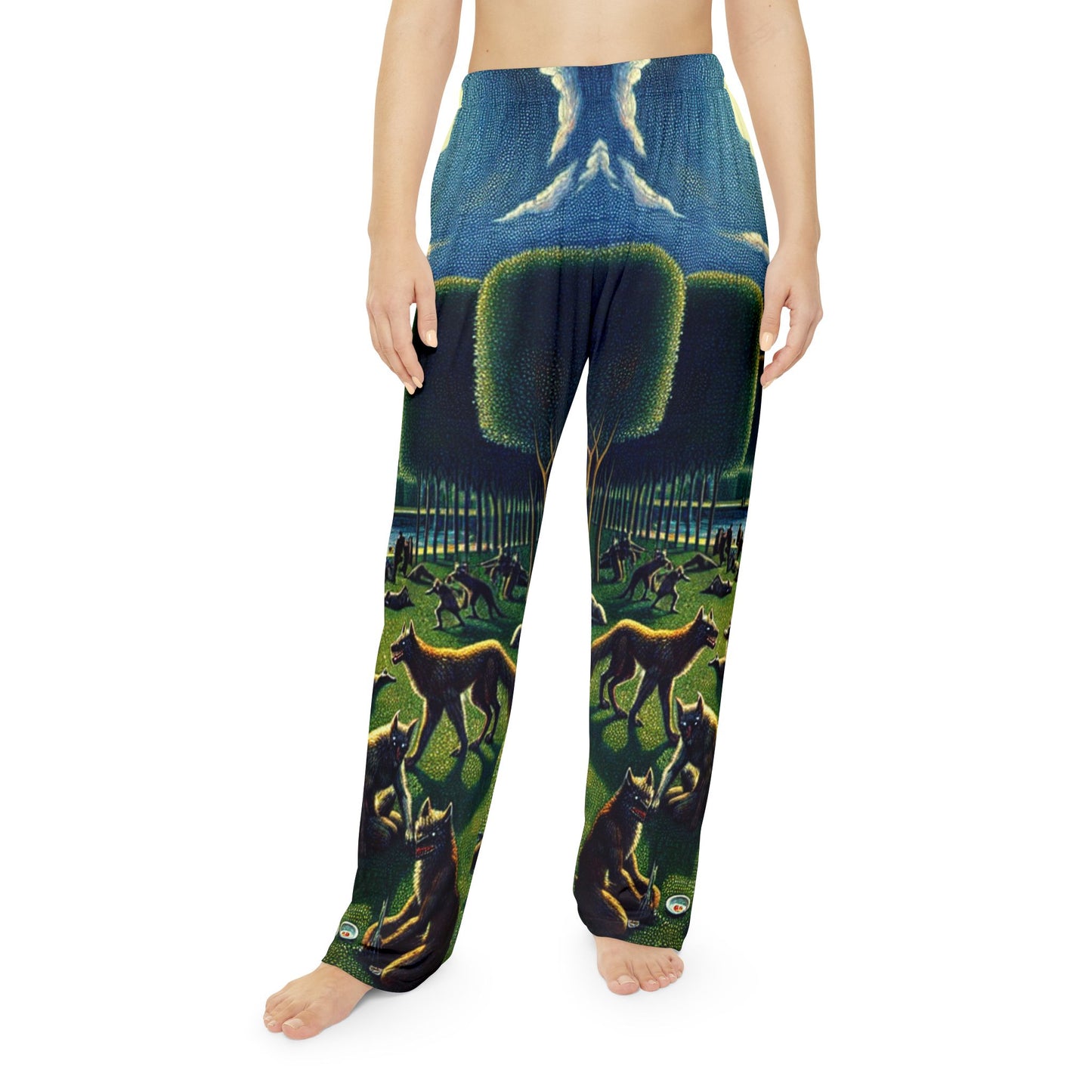 Werewolves at the Waterfront Women's Pajama Pants