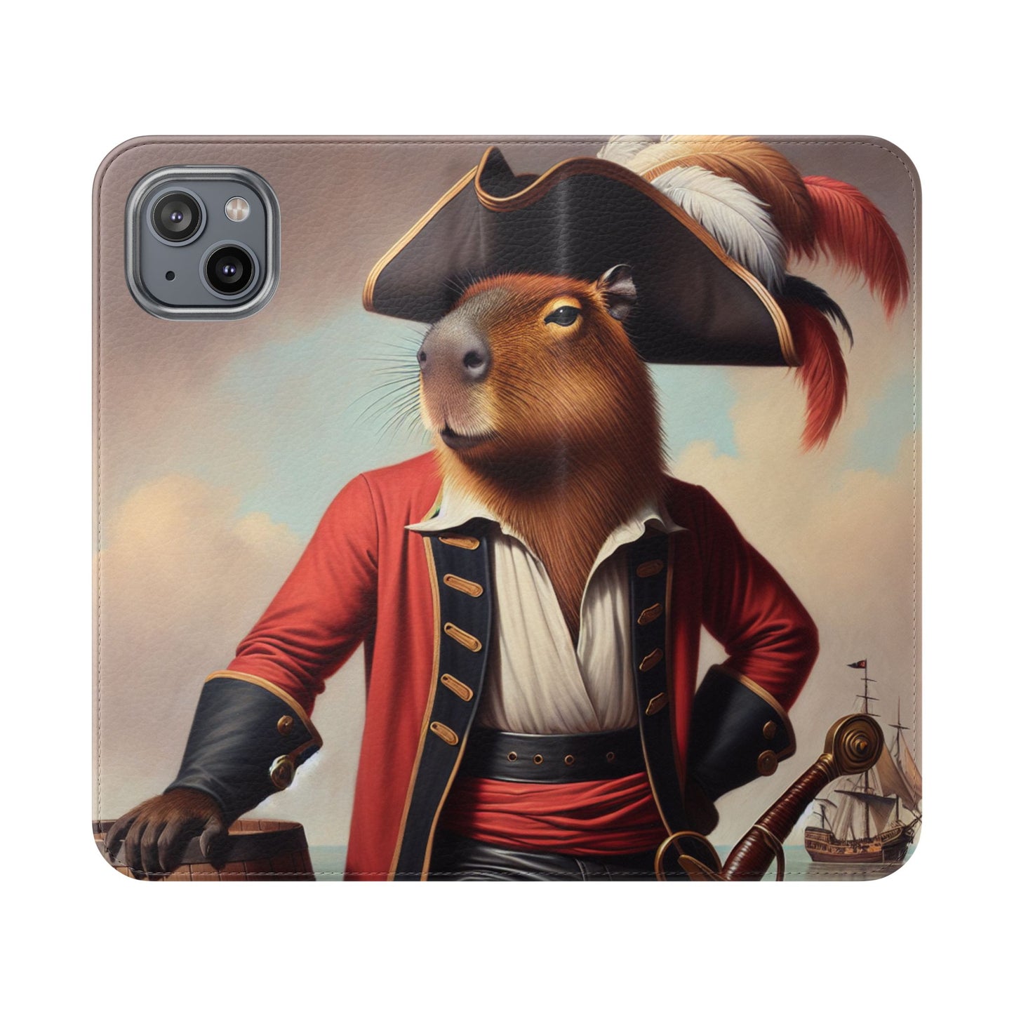 Captain Capybara Flip Case - iPhone/Galaxy