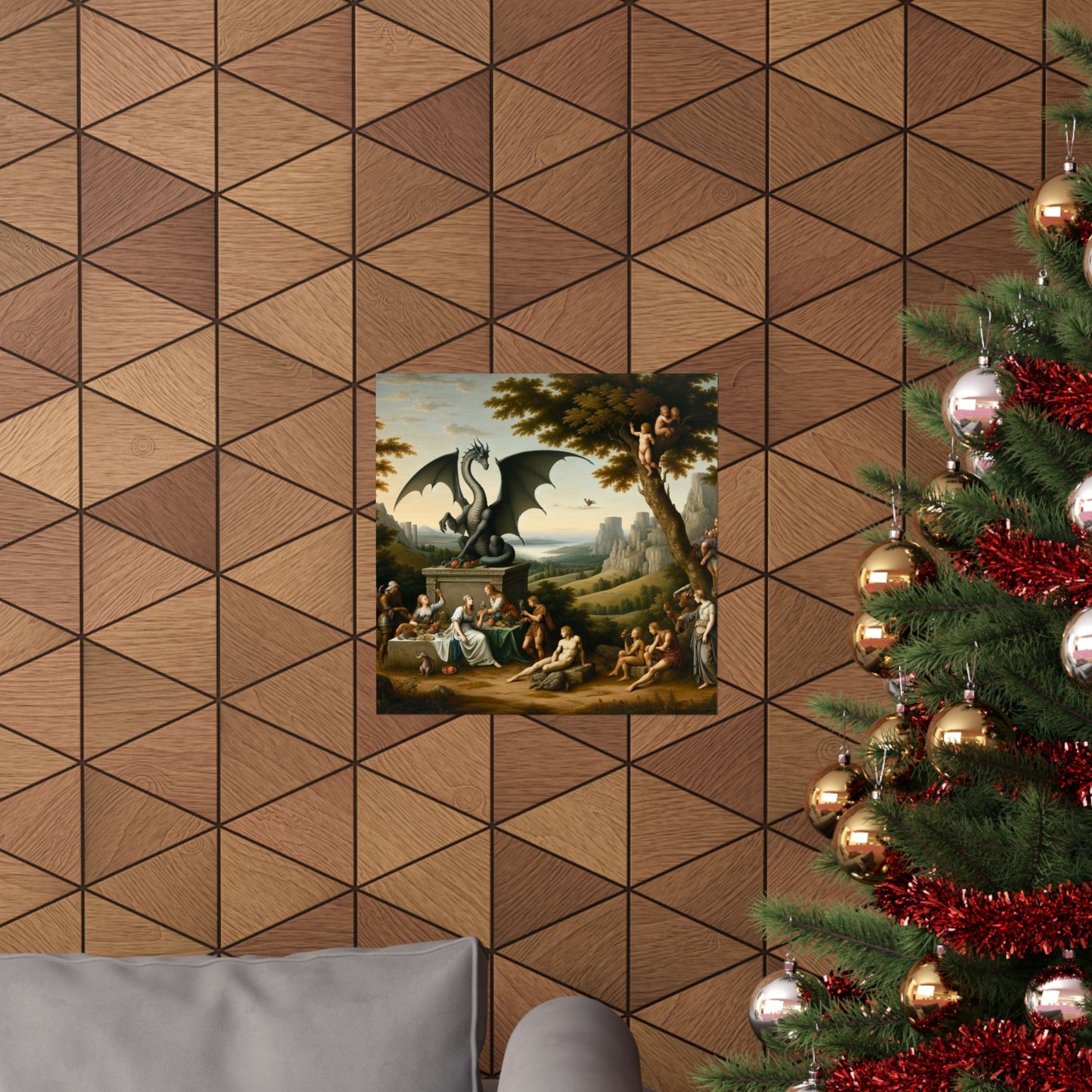 Dragon Statue Poster