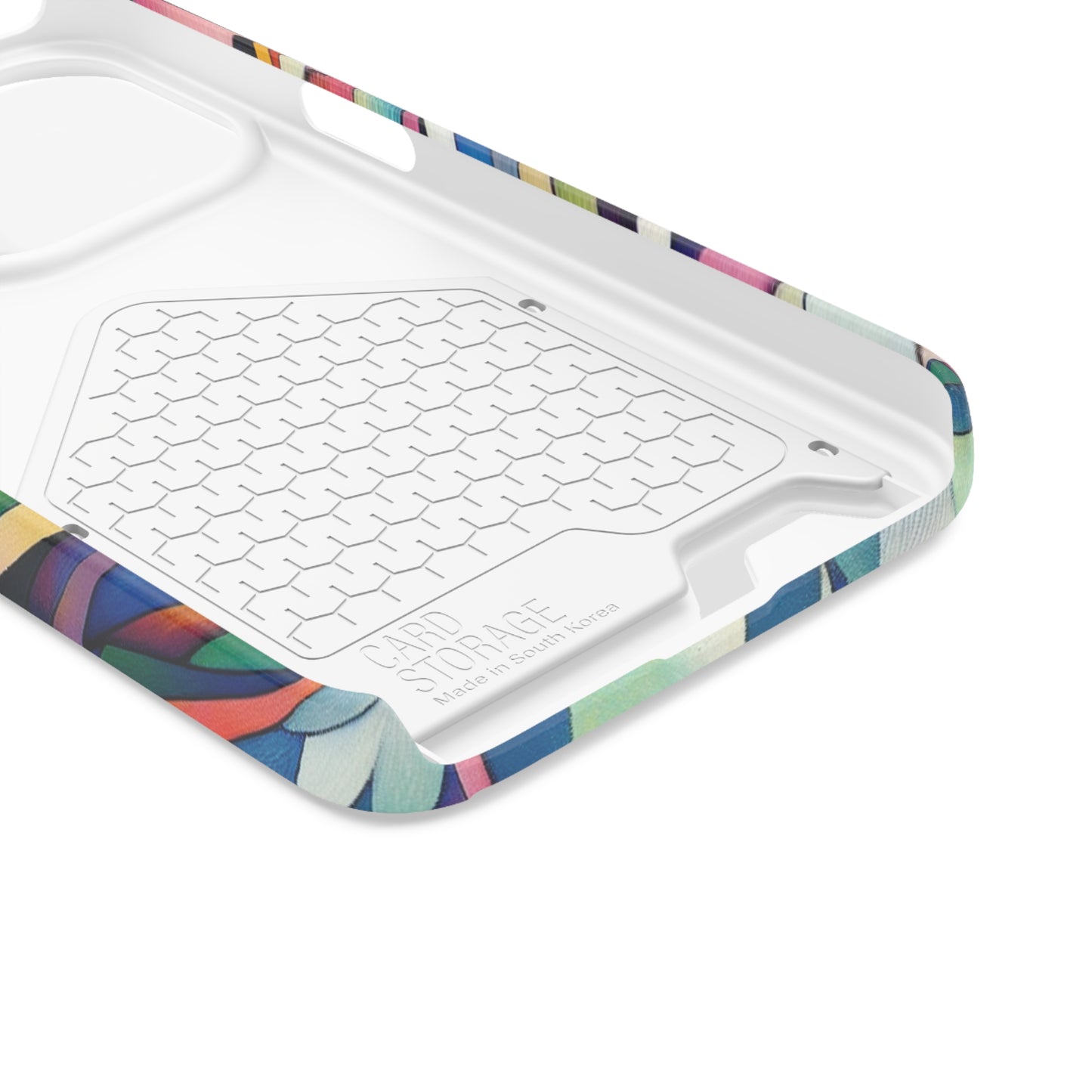 Picasso's Pixies Phone Case with Card Holder - IPHONE