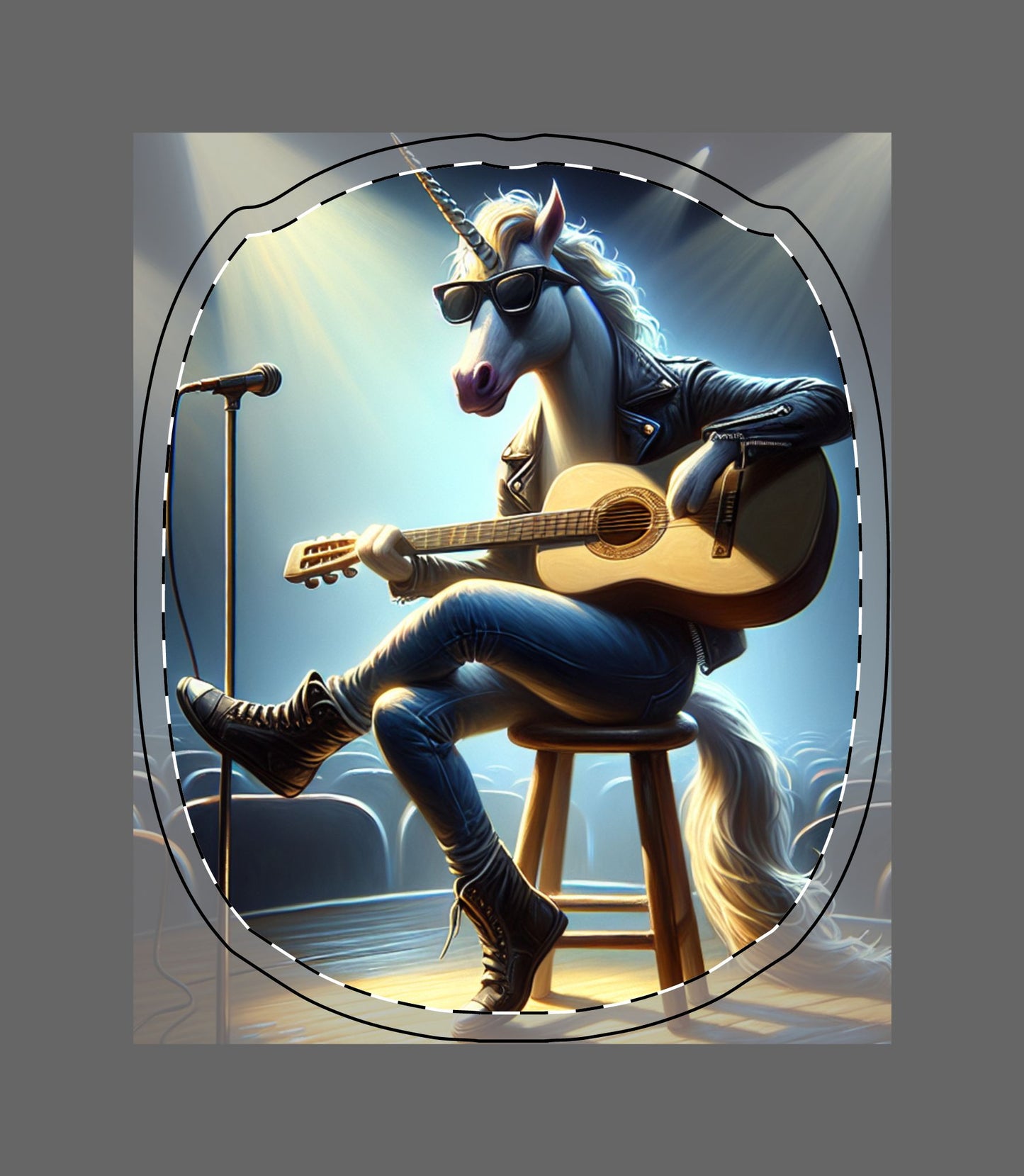 Unicorn Unplugged AirPod Max Case