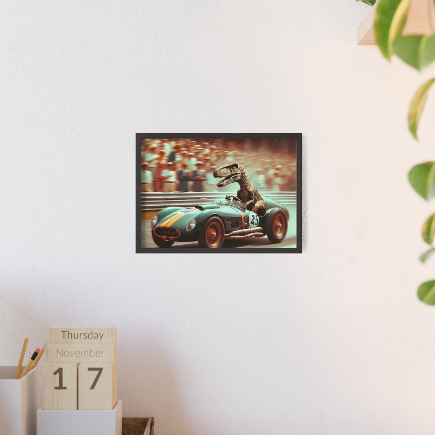 Framed Velocity Raptor Poster