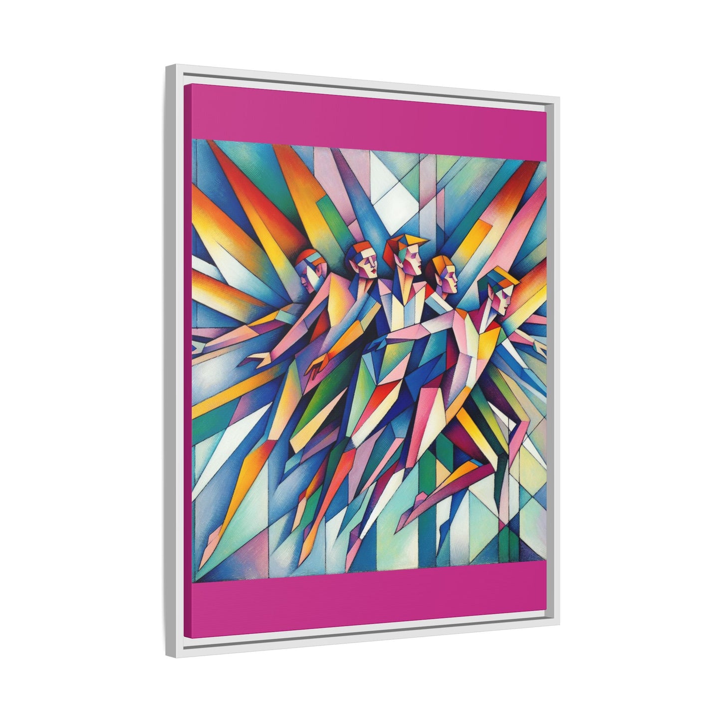 Picasso's Pixies Canvas, Framed (Multi-color)