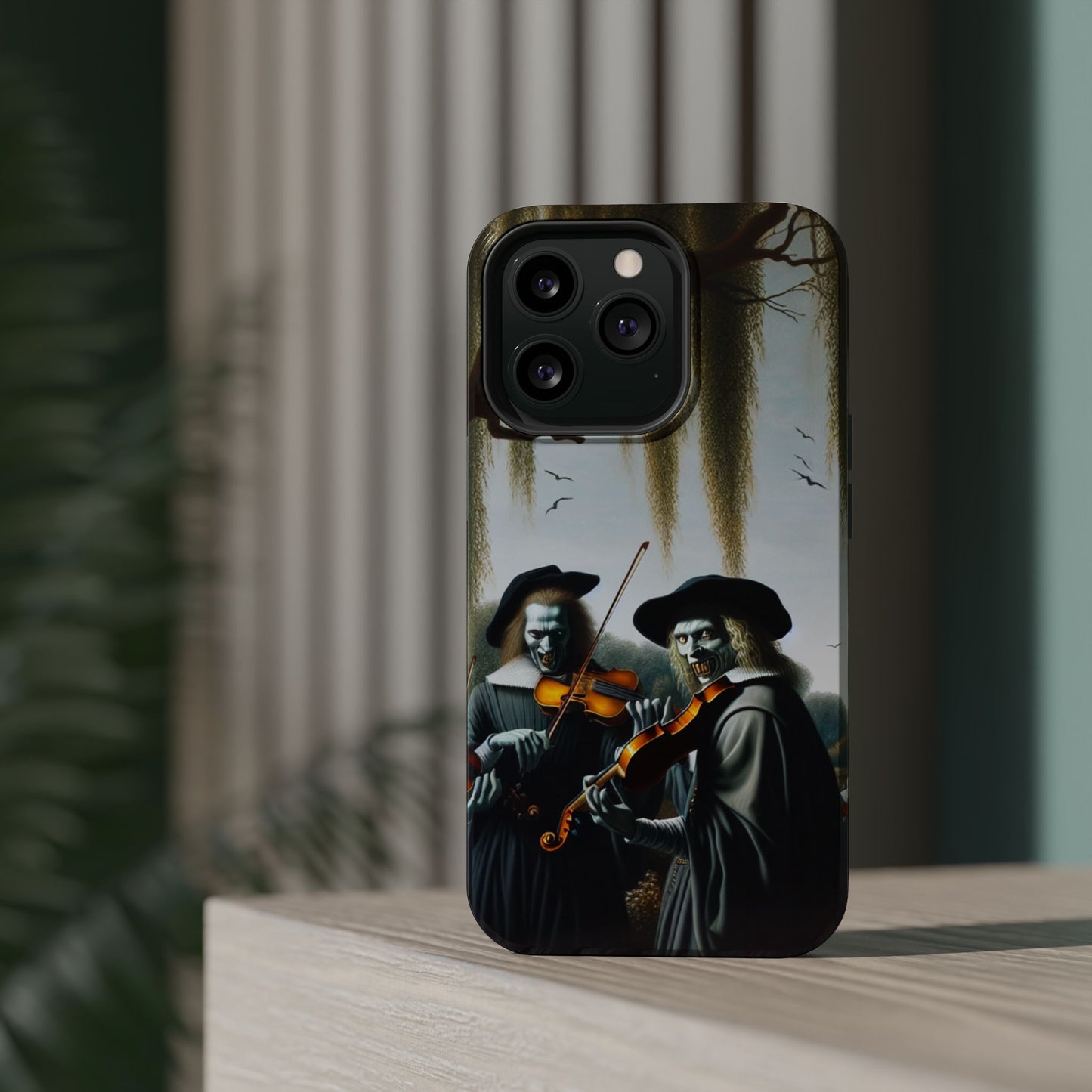 Vermeer's Vampire Violinists Magnetic iPhone Case