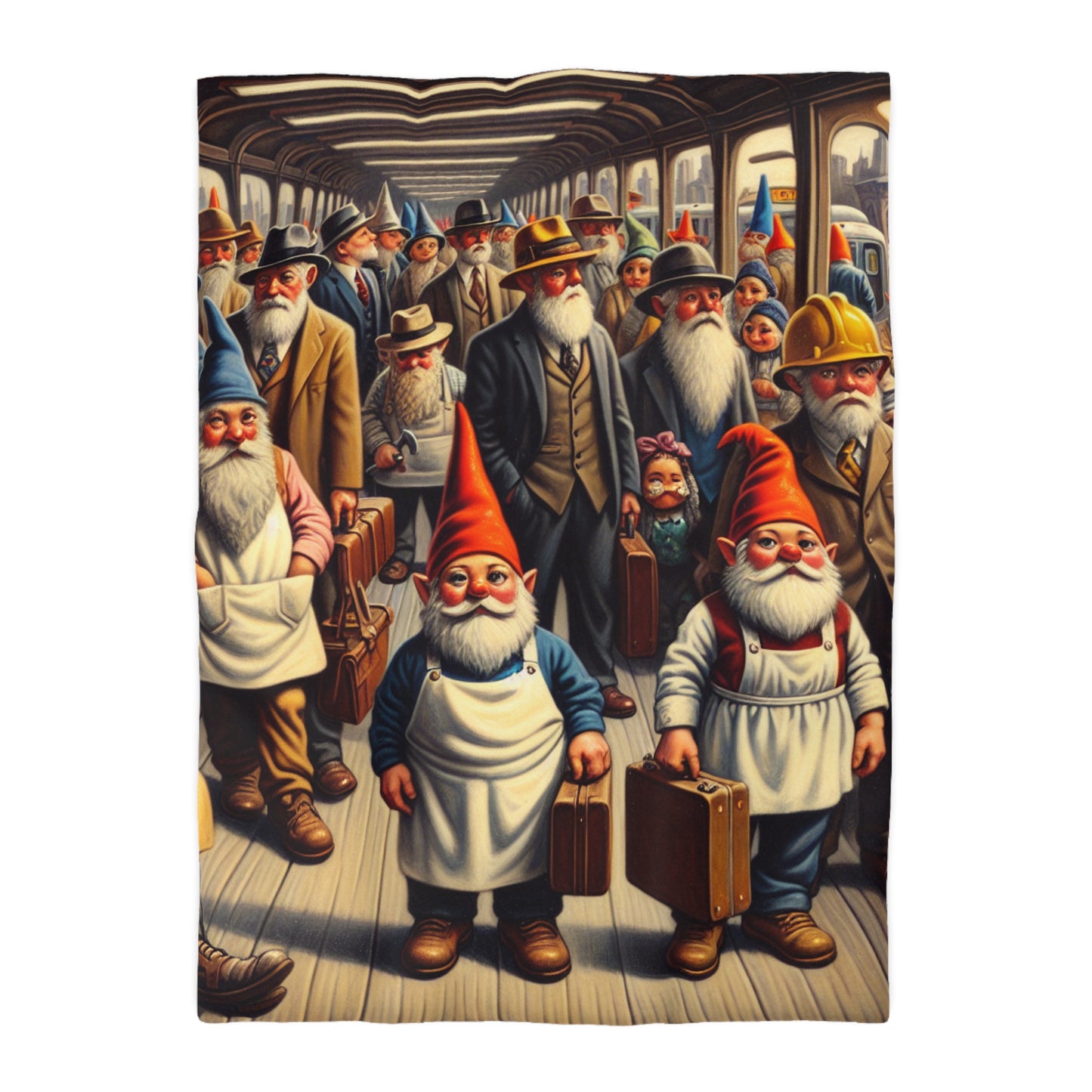 The Gnome-mute Home Microfiber Duvet Cover