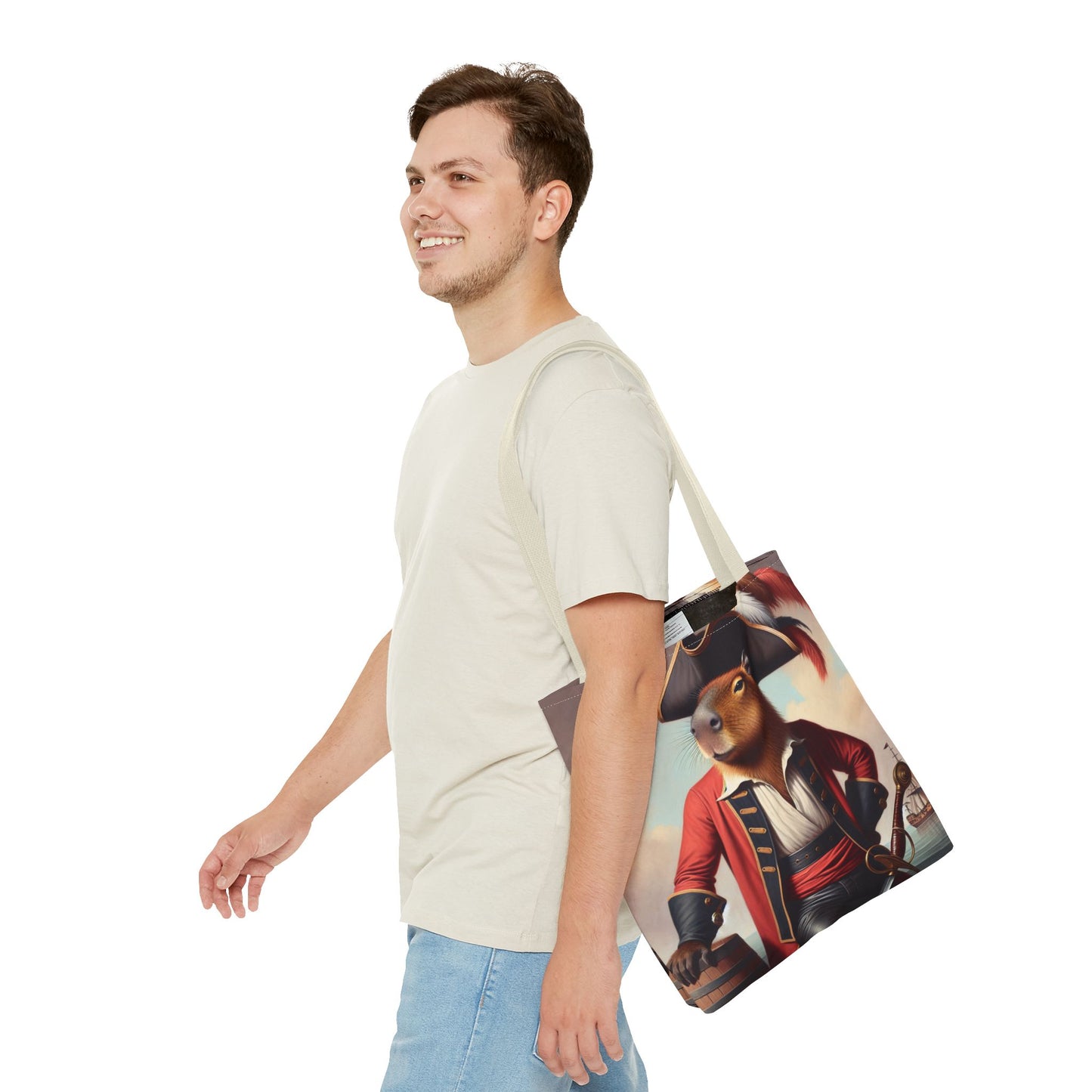 Captain Capybara Tote Bag