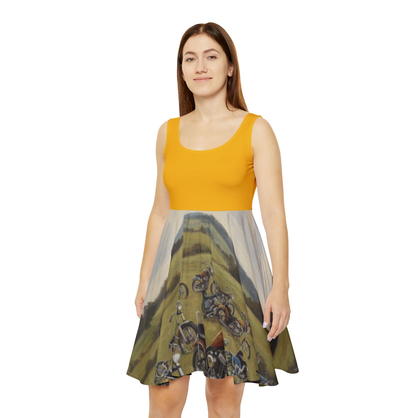 Wild Motorcycles Skater Dress