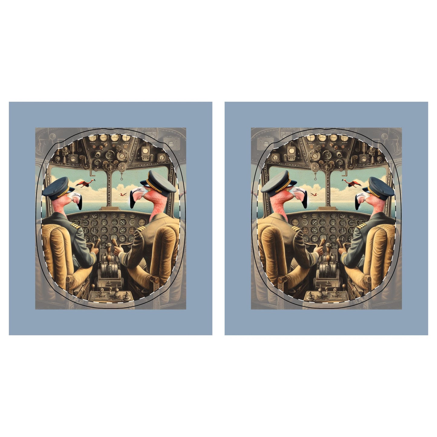 Flamingo Flight Deck AirPod Max Case