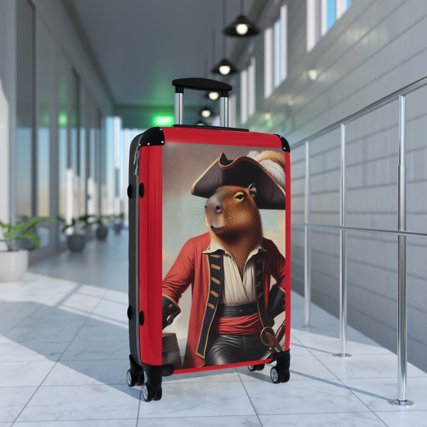 Captain Capybara Suitcase