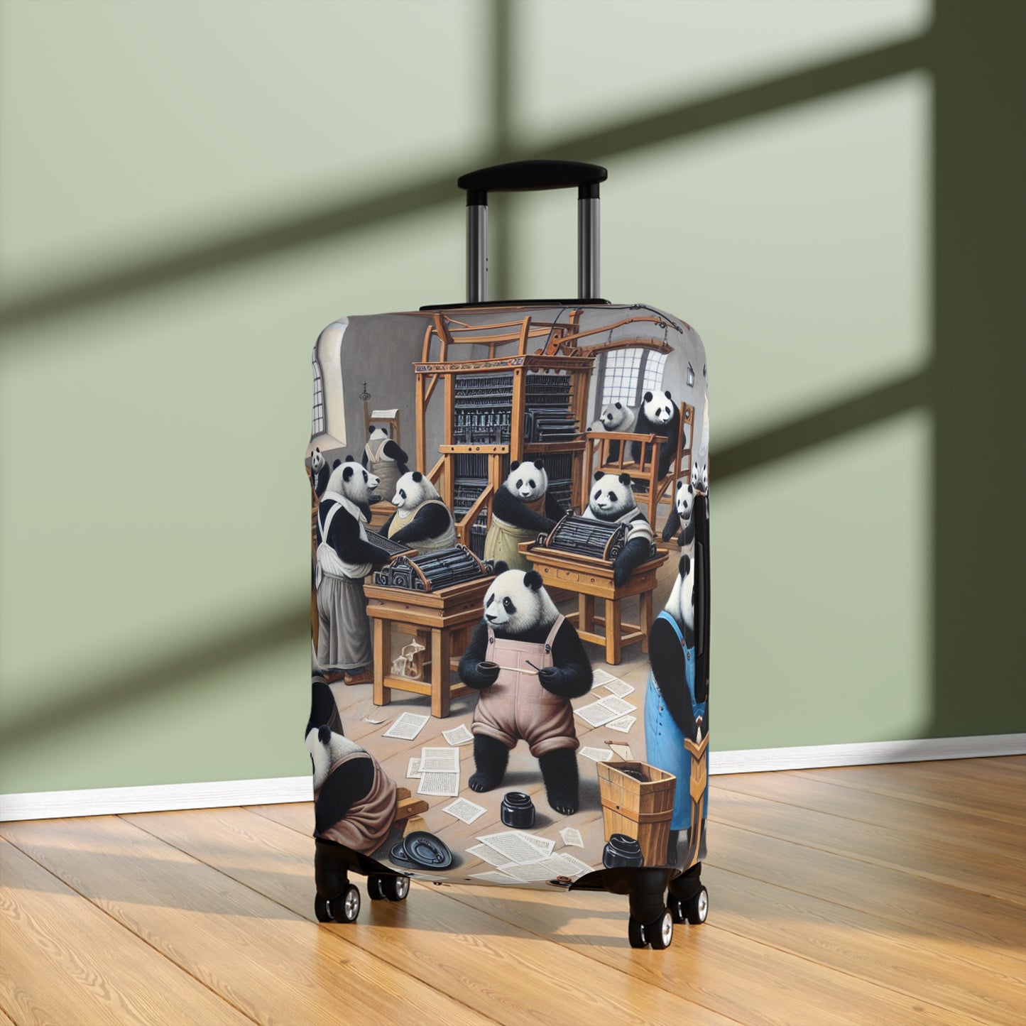 Printing Pandamonium Luggage Cover