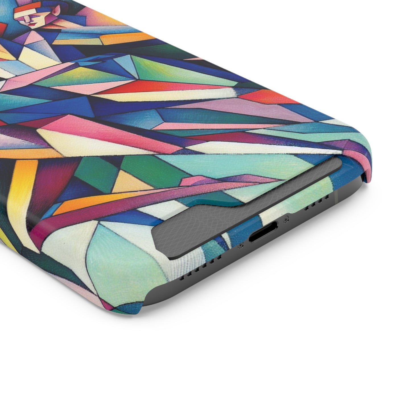 Picasso's Pixies Phone Case with Card Holder - IPHONE