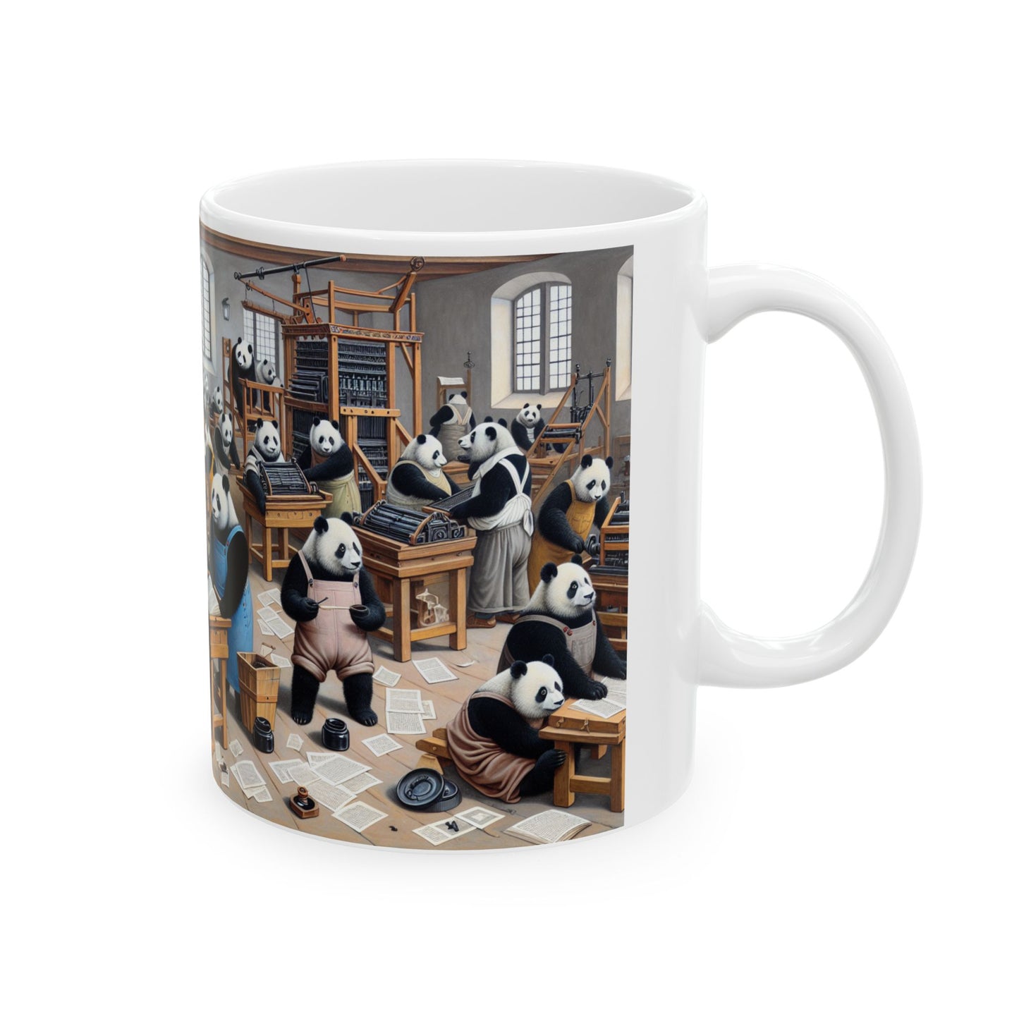 Printing Pandamonium Ceramic Mug