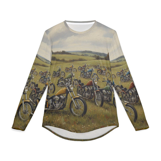 Wild Motorcycles UV protecting All Over Print Long Sleeve Shirt