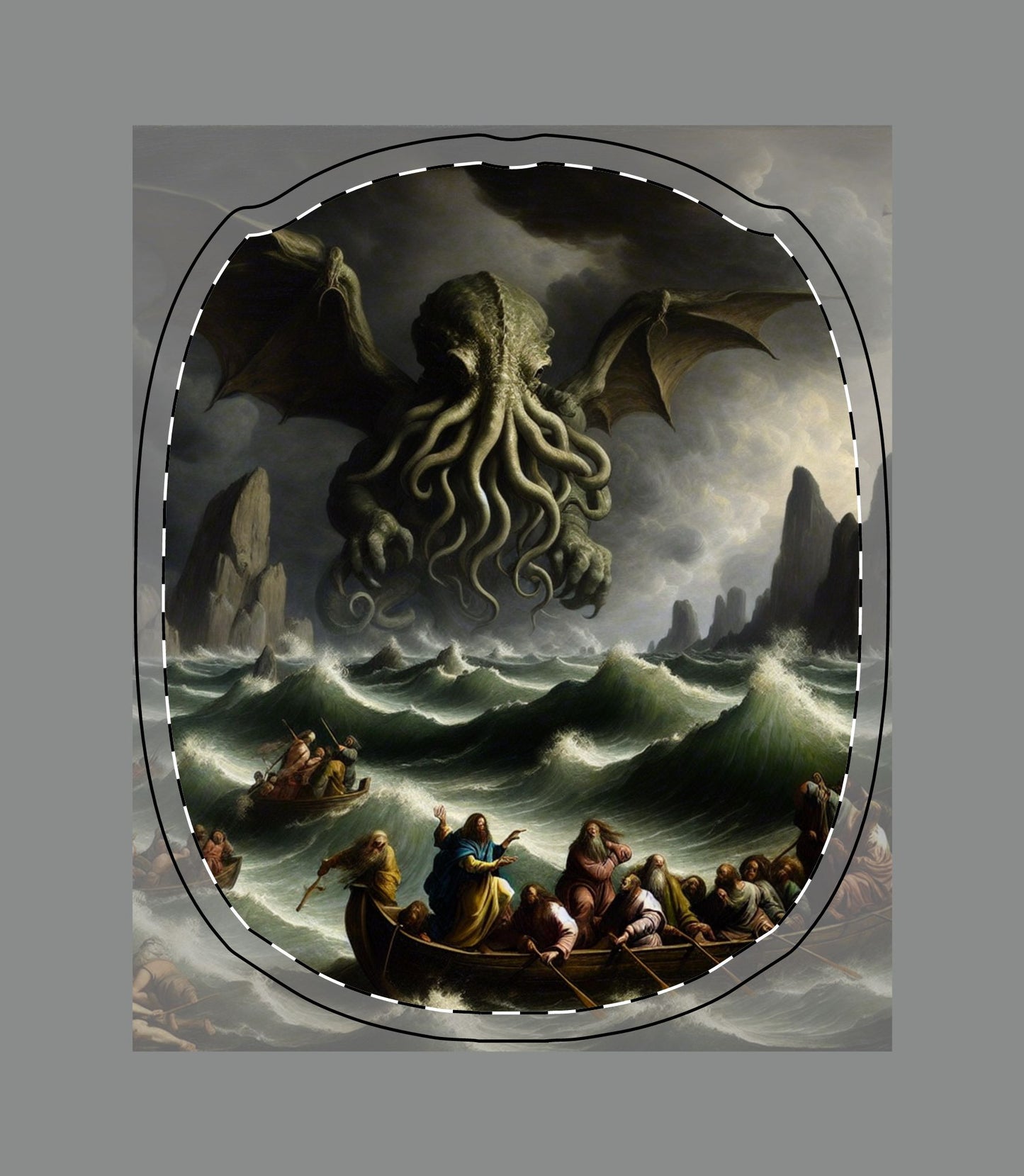 Cthulhu in the Storm AirPod Max Case
