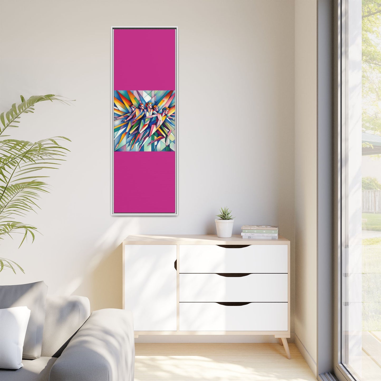 Picasso's Pixies Canvas, Framed (Multi-color)