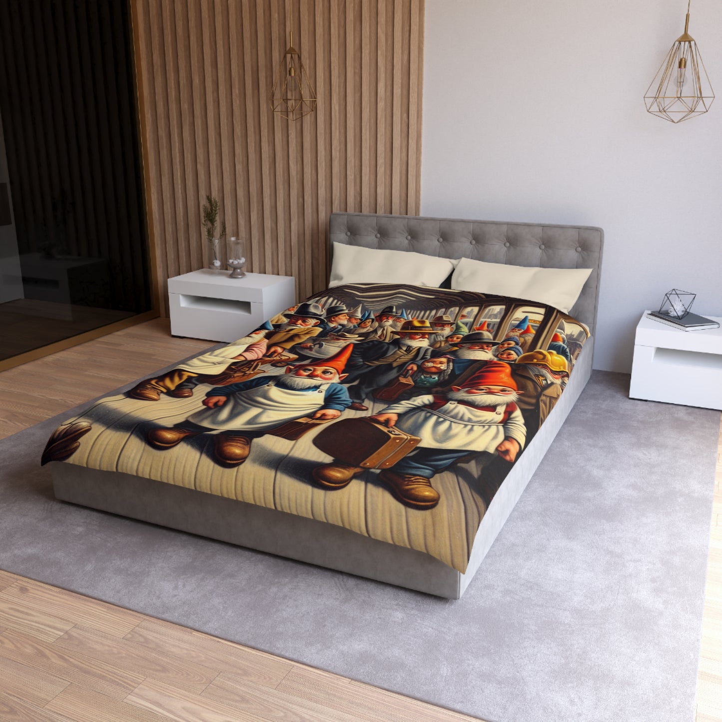 The Gnome-mute Home Microfiber Duvet Cover