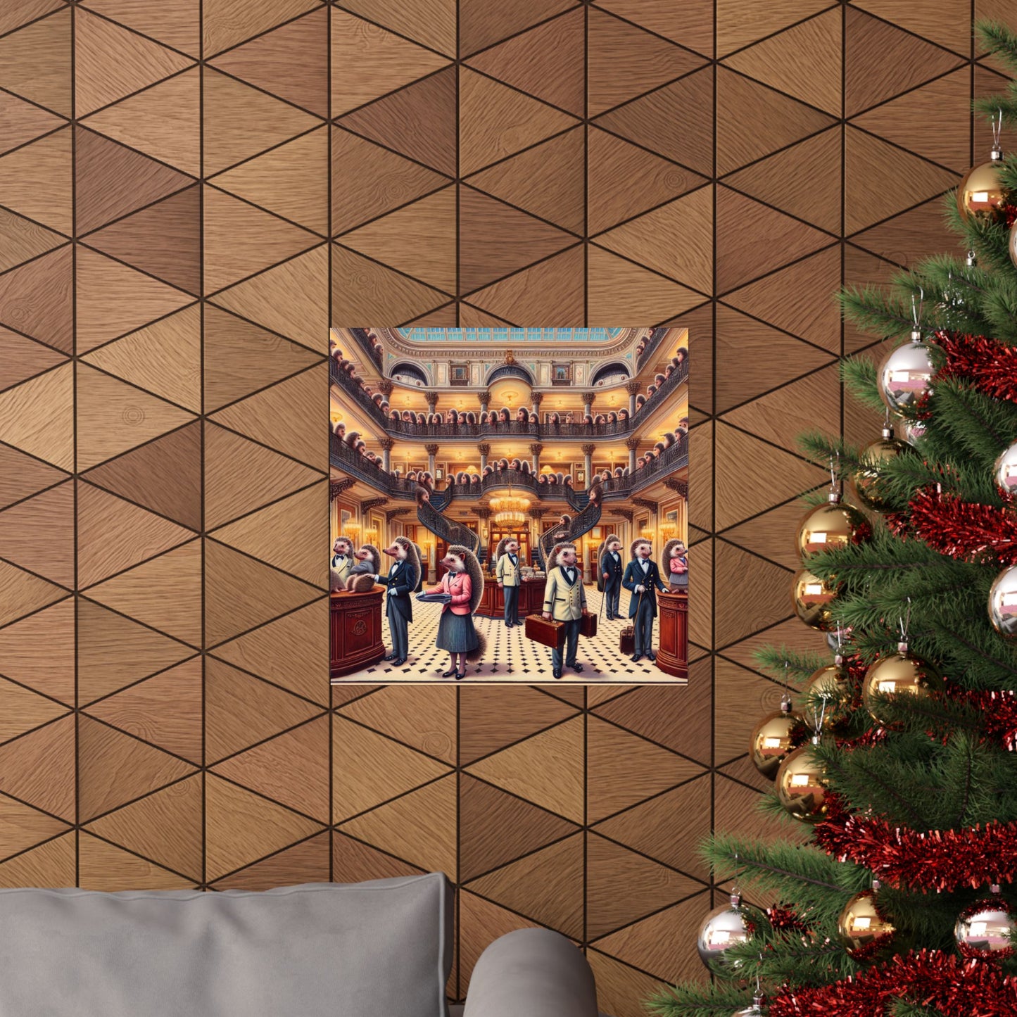 Hedgehog Hotel Poster