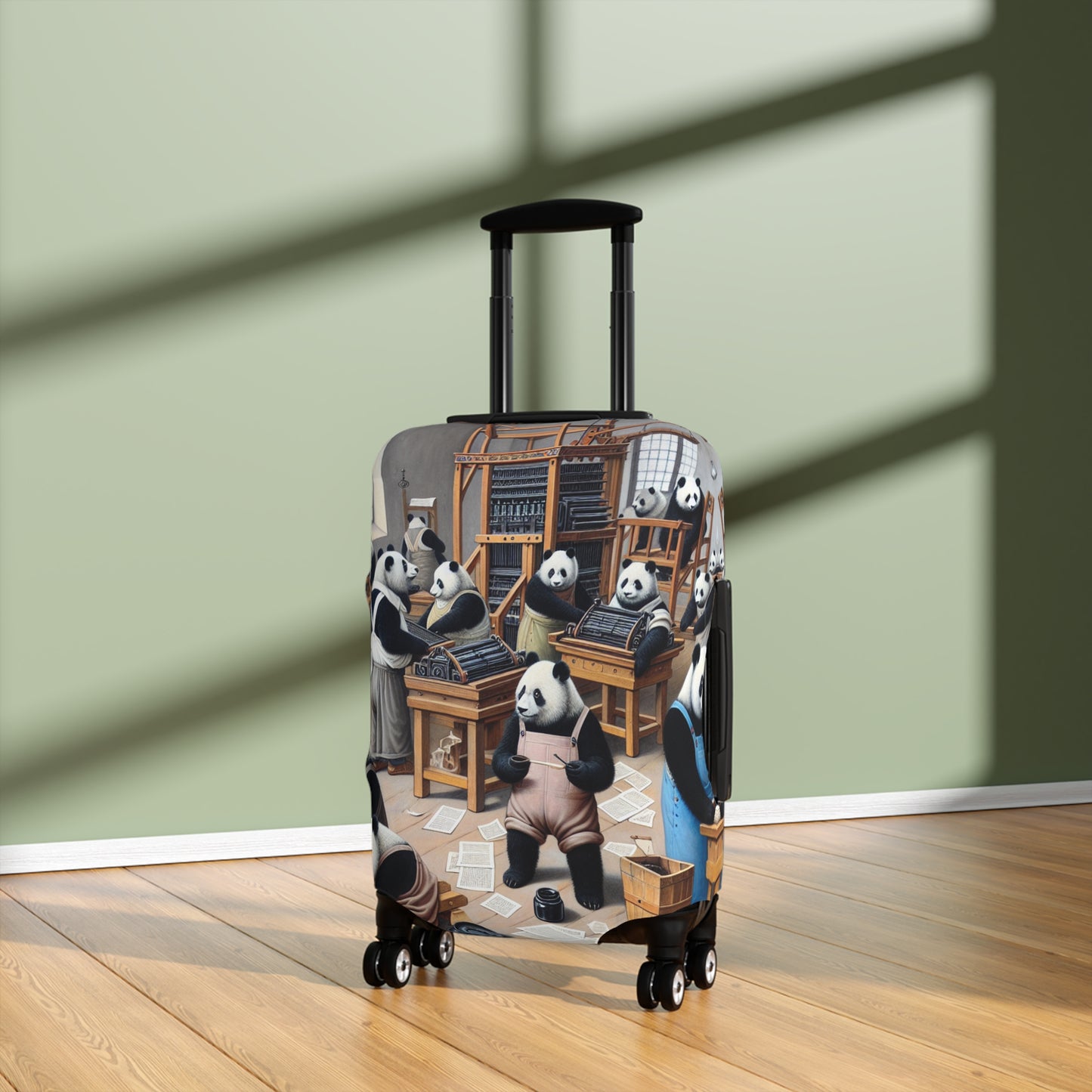 Printing Pandamonium Luggage Cover