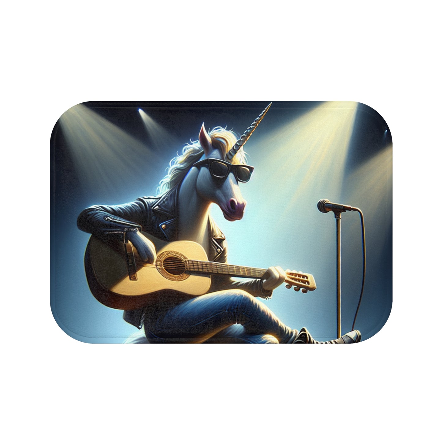 Unicorn Unplugged Bath Mat