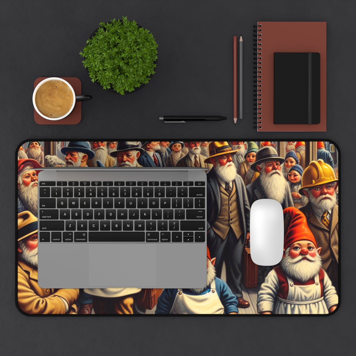 The Gnome-mute Home Desk Mat