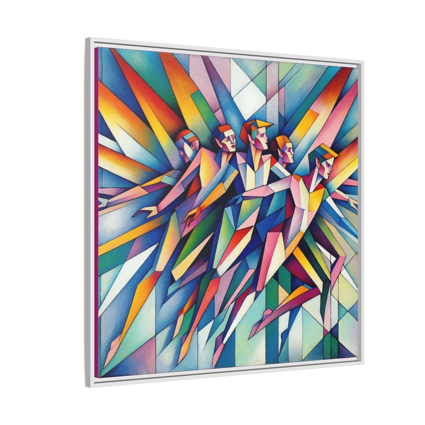 Picasso's Pixies Canvas, Framed (Multi-color)