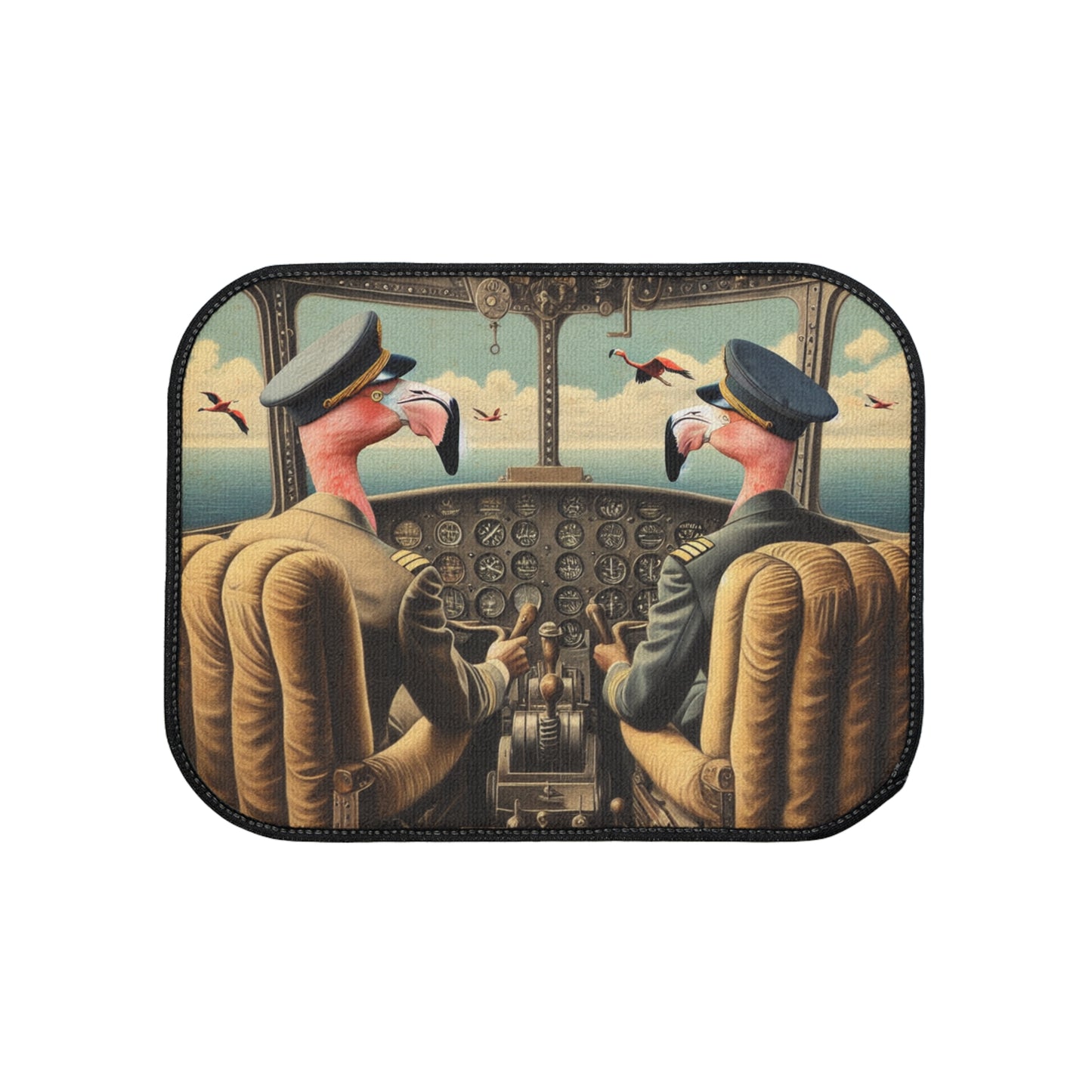 Flamingo Flight Deck Car Floor Mat