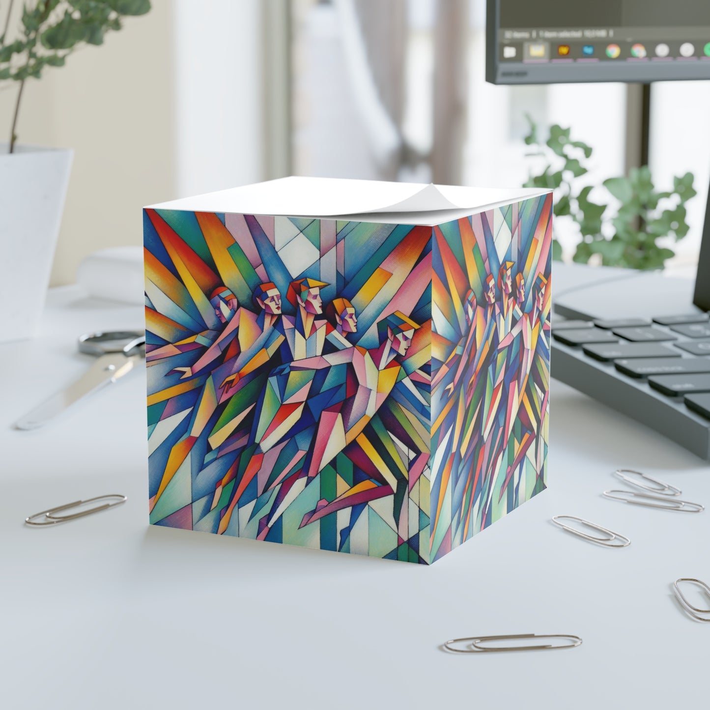 Picasso's Pixies Post It Note Cube