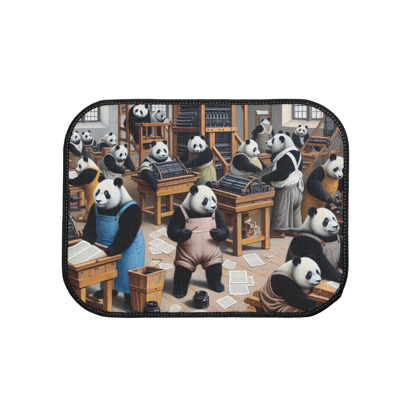 Printing Pandamonium Car Floor Mat