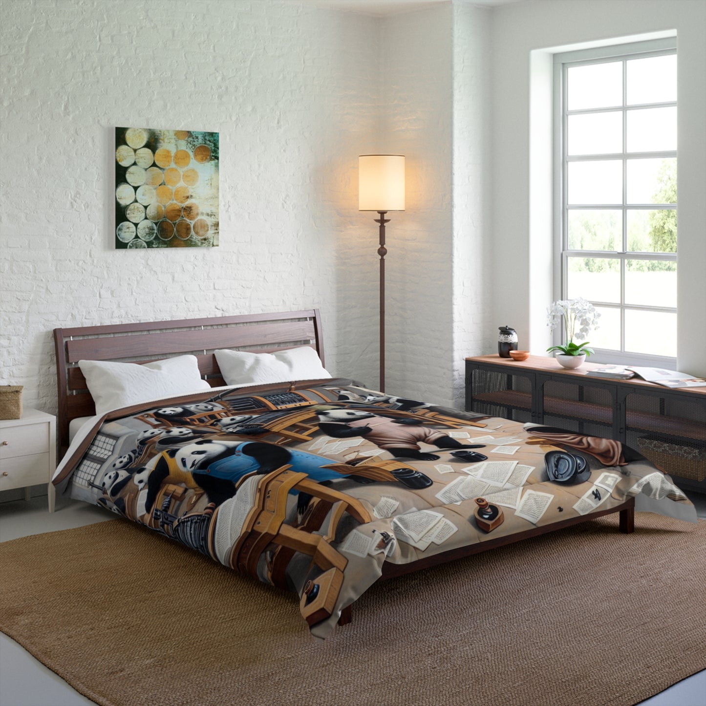 Printing Pandamonium Comforter