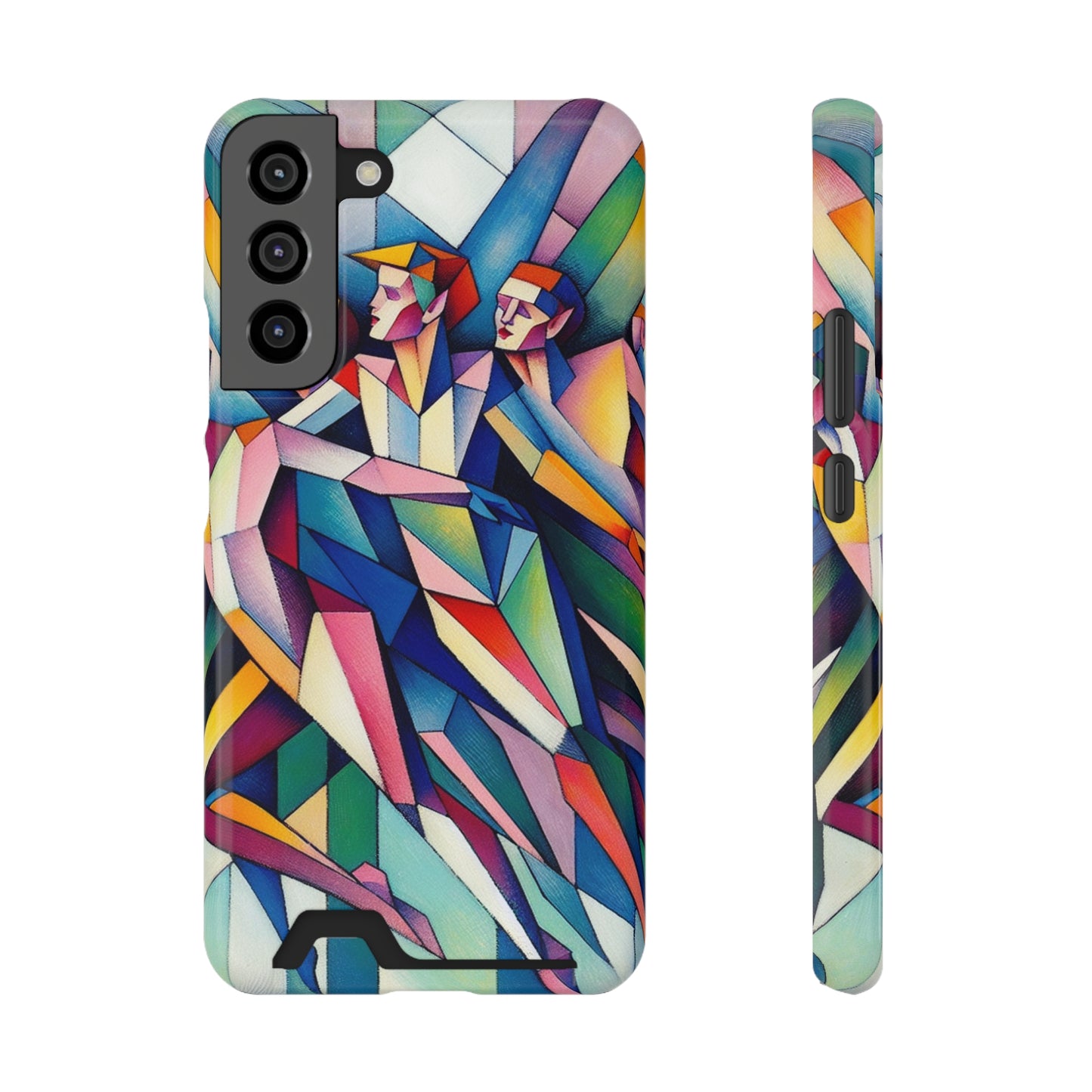 Picasso's Pixies Phone Case with Card Holder - GALAXY