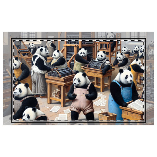 Printing Pandamonium Microfiber Pillowcase