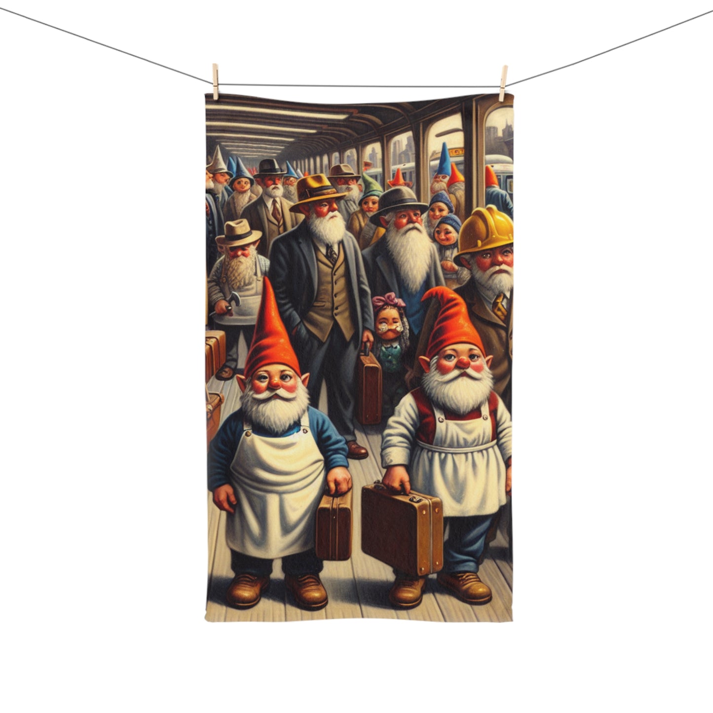 The Gnome-mute Home Hand Towel