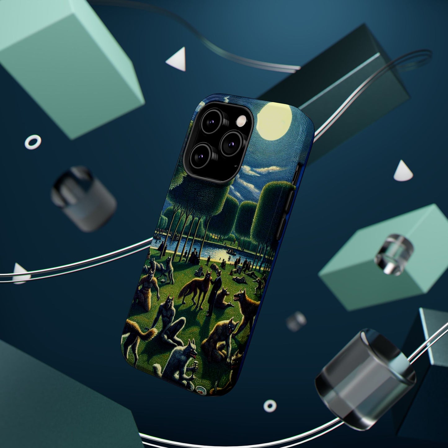 Werewolves at the Waterfront Magnetic iPhone Case