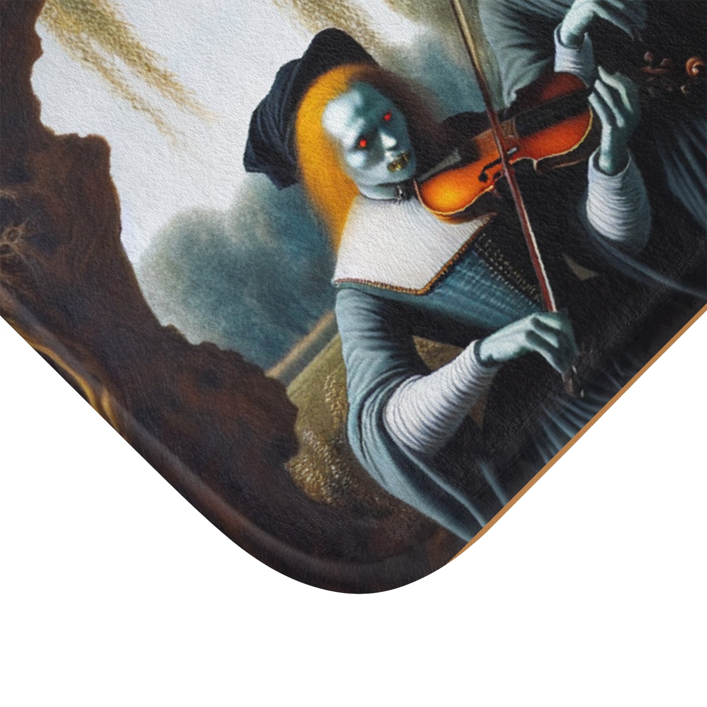 Vermeer's Vampire Violinists Bath Mat