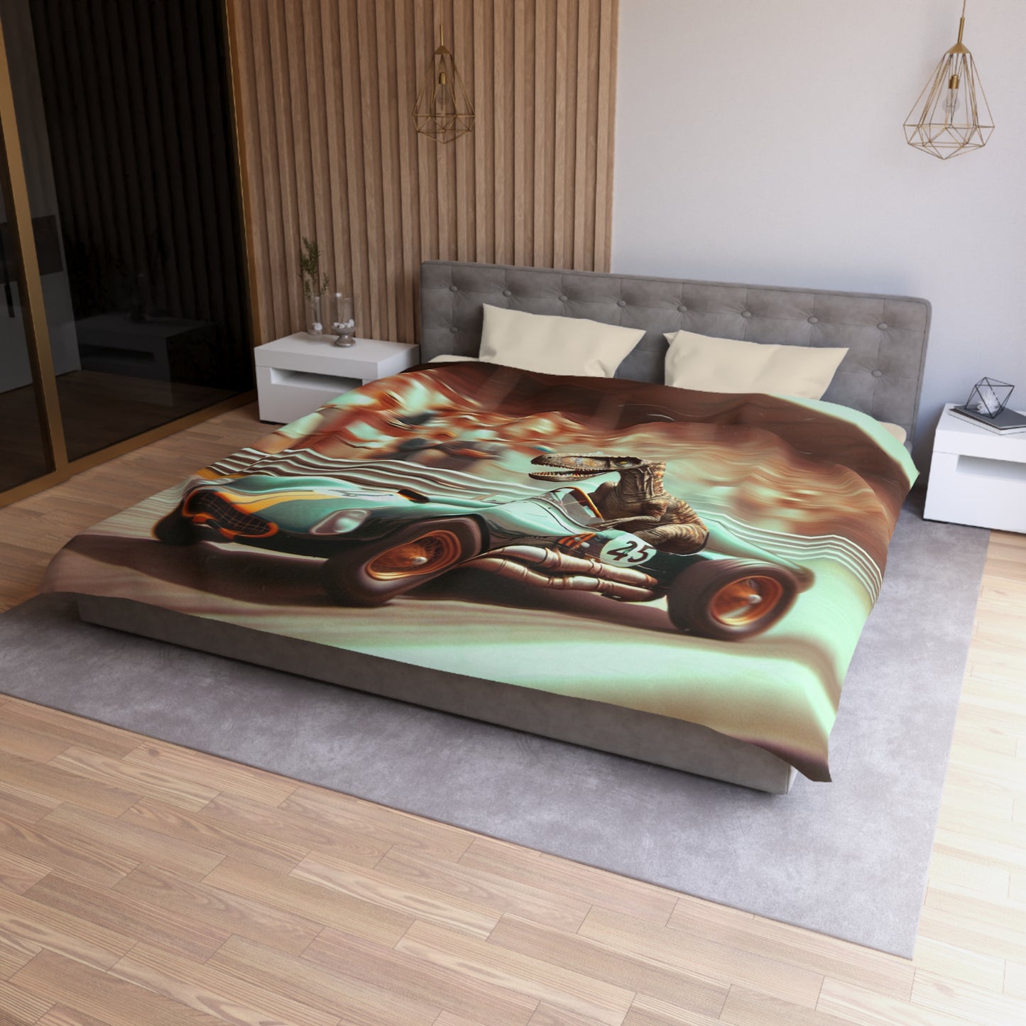 Velocity Raptor Microfiber Duvet Cover