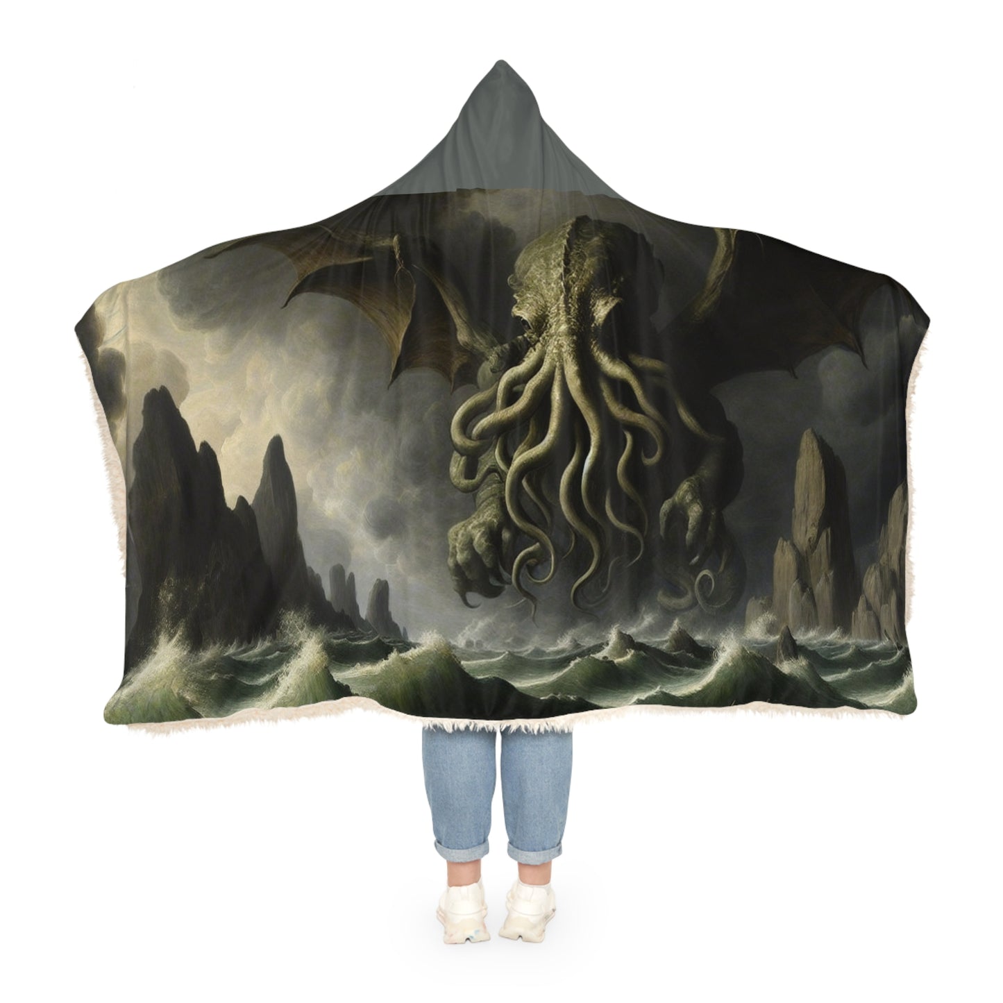 Cthulhu in the Storm Snuggle Blanket