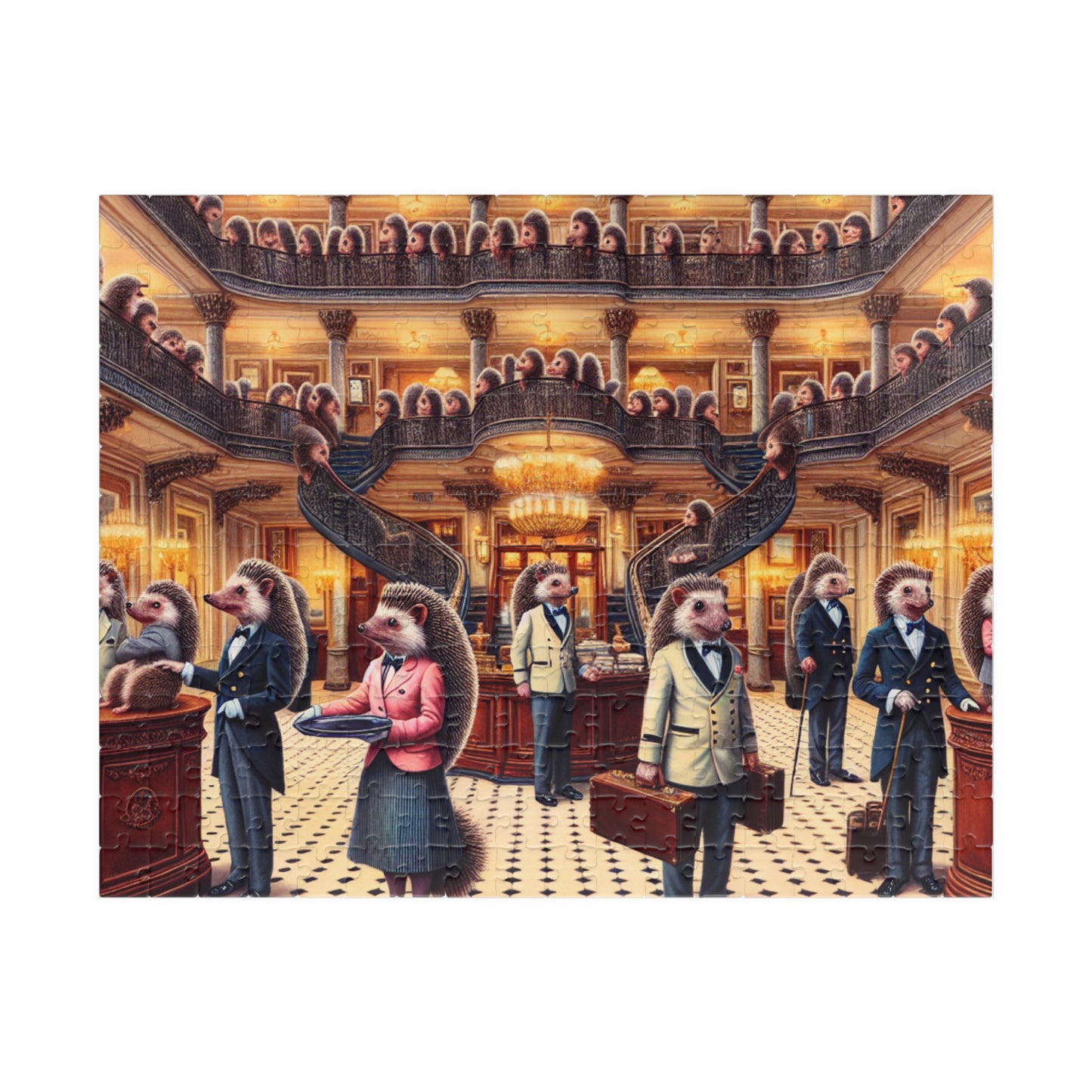 Hedgehog Hotel Puzzle (110, 252, 520, 1014-piece)