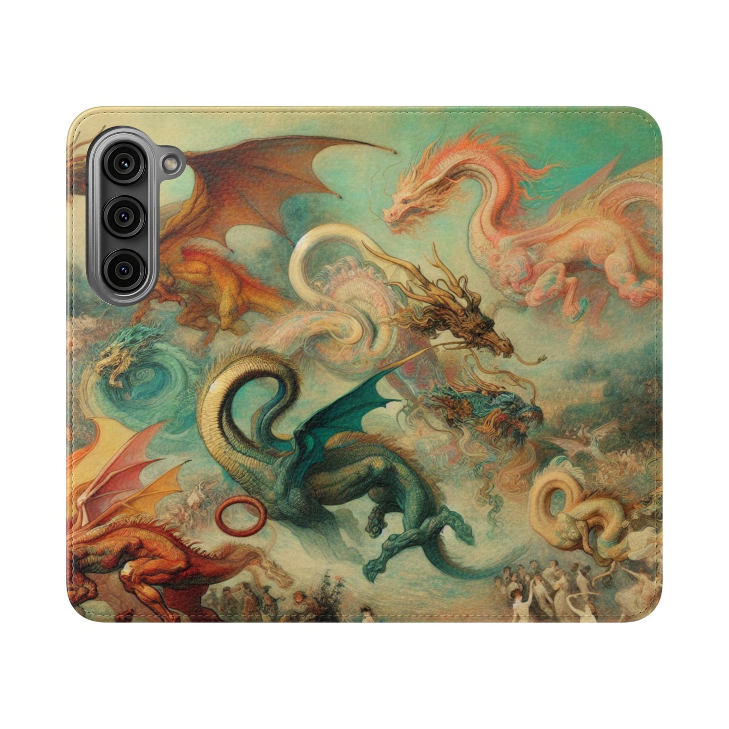 Degas Dreams of Dragons Flip Cases for iPhones