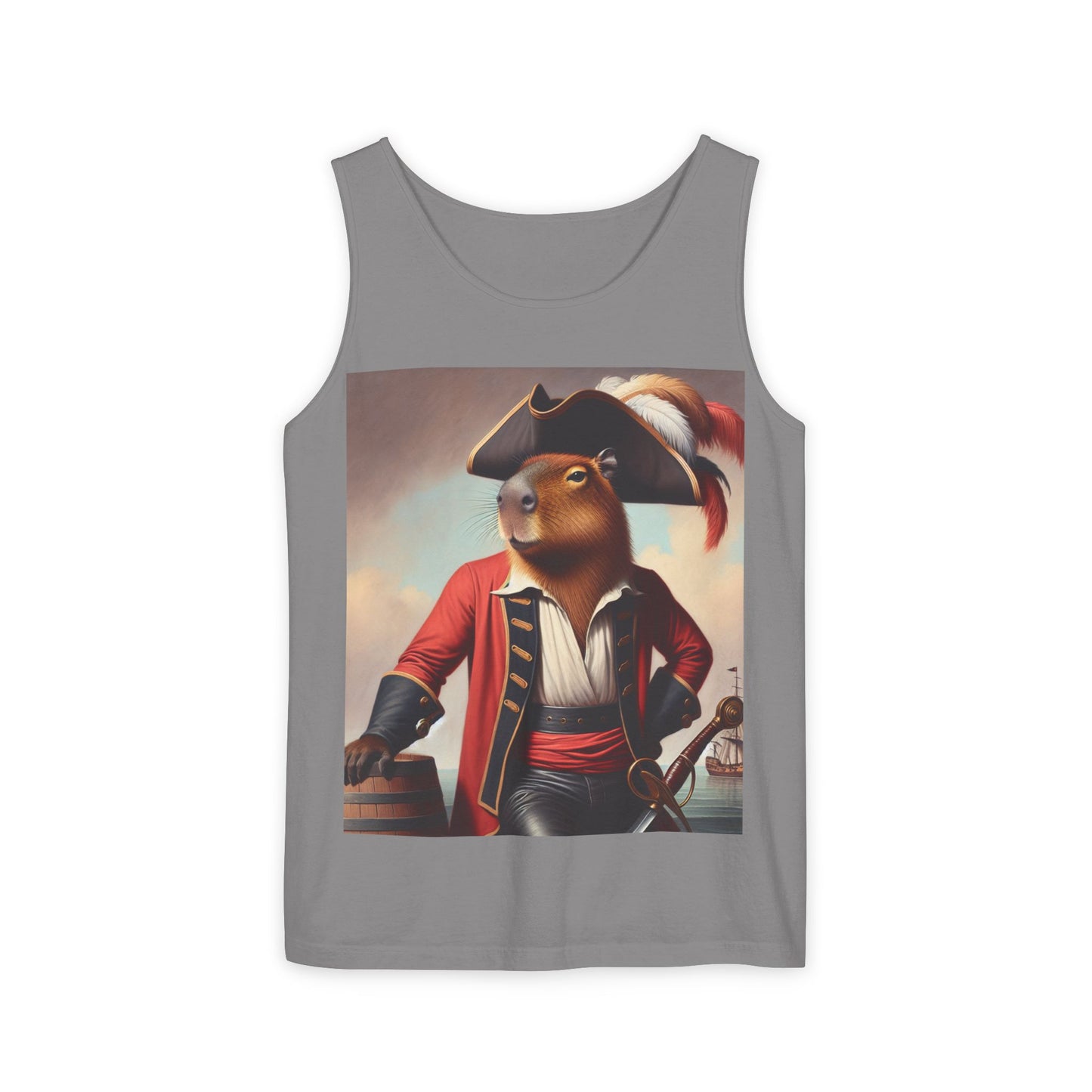 Captain Capybara Unisex Tank Top