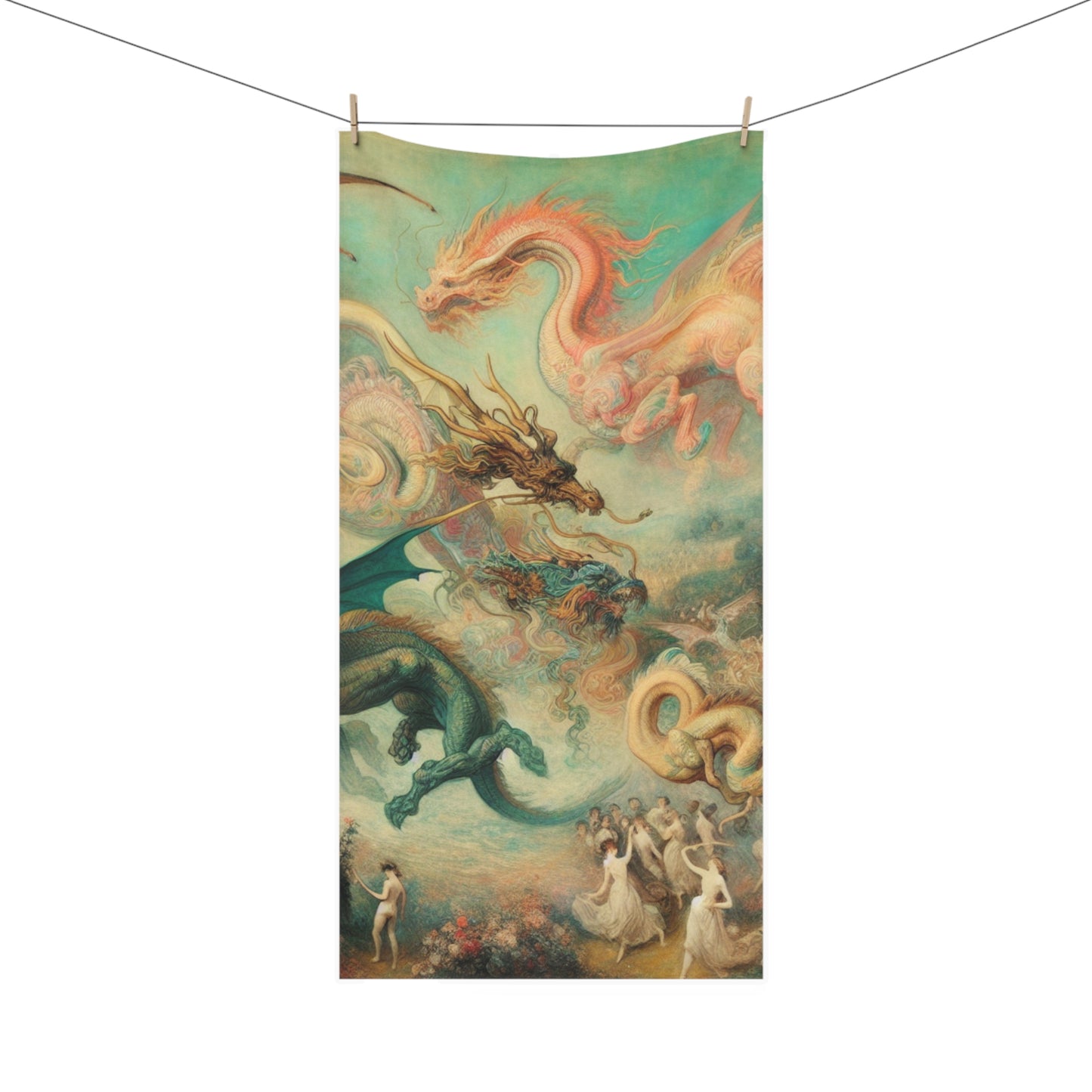 Degas Dreams of Dragons Towel